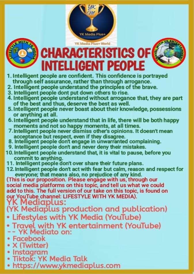 Characteristics of Intelligent People